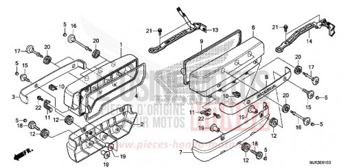 COUVERCLE DE CULASSE GL1800CF de 2015